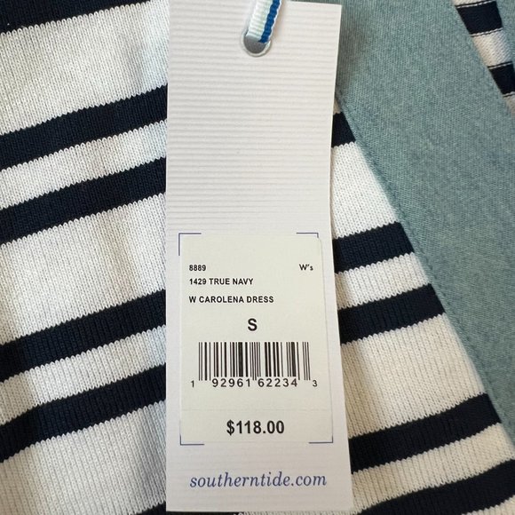 NEW Southern Tide Stripe Shirt Dress Beach - Picture 9 of 14